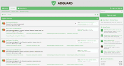 Desktop Screenshot of forum.adguard.com